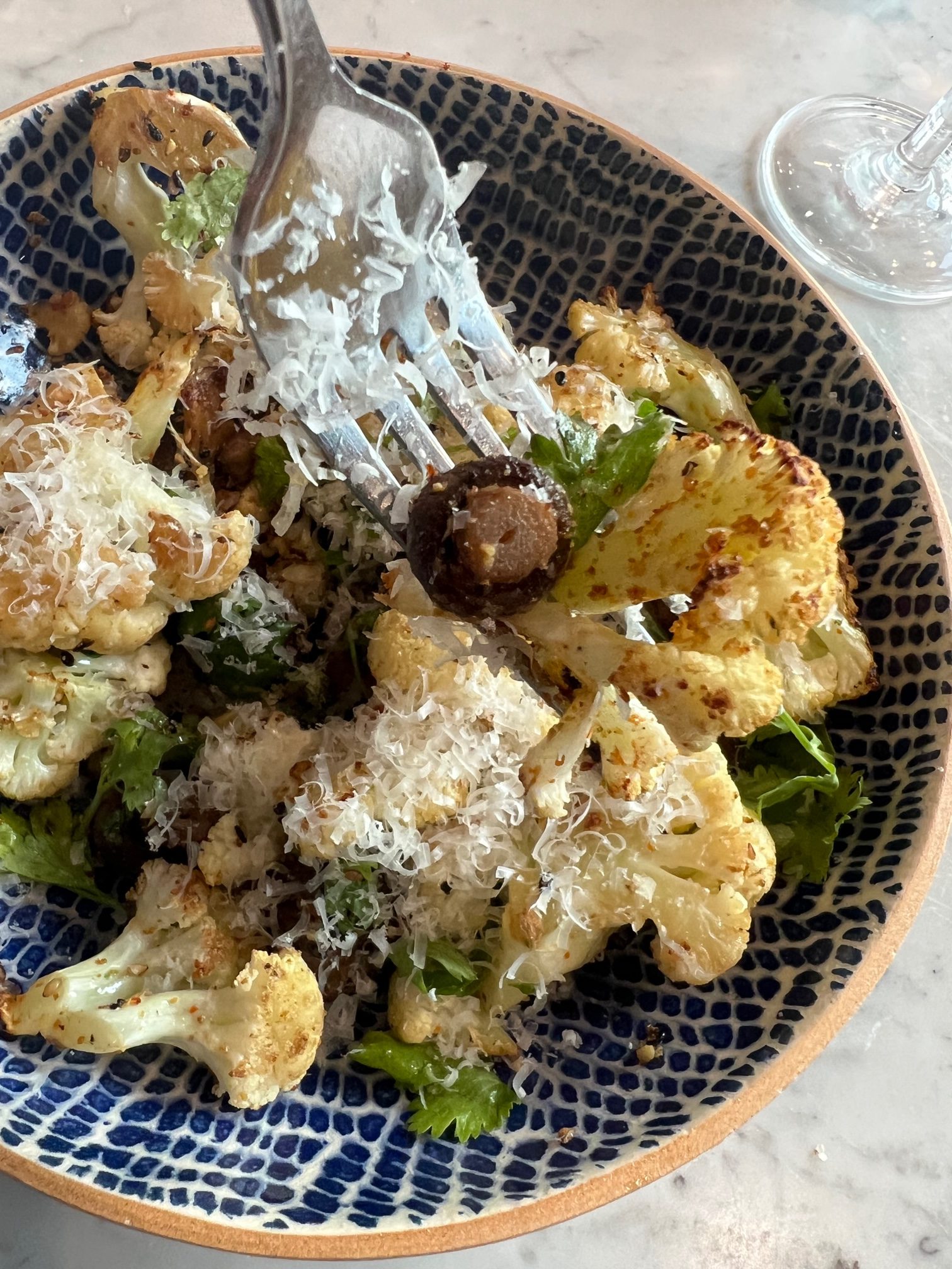 Roasted Cauliflower & Shitakes